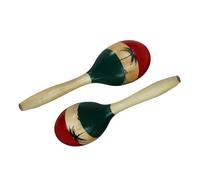2 Pezzi Mini Maracas per Bambini Portatile Strumenti a percussione, Manici In Legno per La Festa Messicana Fiesta, Feste(B)