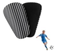 2 Pezzi Mini Parastinchi Calcio, Schiensbeinschoner Kinder, Protezione Shin Per Tutte le Età, Parastinchi Calcio Carbonio, Bambini, Ragazzi, Ragazze, Ideale per Calcio e Altri Sport(9.5x6 cm)