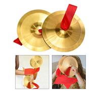 2 pezzi Mini piatti a mano Piccoli piatti in rame per la scuola di danza in