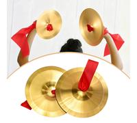 2 pezzi Mini piatti a mano Piccoli piatti in rame per la scuola di danza in