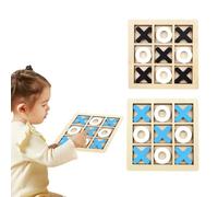 2 Pezzi Mini Puzzle Bambini in Legno, Tabellone del tris, gioco del tris in legno Gadget Compleanno Bambini, per Feste Famiglia Giochini per Feste Di Compleanno