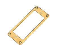 2 pezzi mini stile metallo base piatta pickup humbucker anello for chitarra elettrica montaggio interno telaio 69mm x 29,2mm cromo/nero/oro(Gold 2Pcs)
