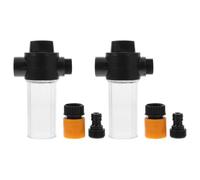 2 Pezzi Miscelatore per Lavaggio Motore Marino, Dosaggio Chimico Inline | Plastica, Camera Trasparente Scala Visibile, Attacco Ugello Tubo, per Officina e Manutenzione Navale