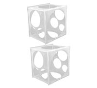 2 pezzi misuratore di palloncini portatile palloncino staccabile scatola di