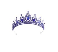 2 pezzi moda strass corone festa di compleanno corona decorazioni regina, Misura unica, Strass