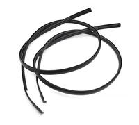 2 Pezzi Modanatura Gocciolatoio Tetto Per Yaris Sedan 2007-2011 Sostituire 75551-52160 75552-52140 Sinistra E Destra Protezione nera per rivestimento porta