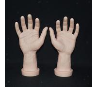 2 pezzi Model Model Halloween Finisci mani per esercitazioni di unghie di