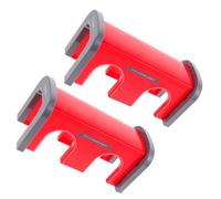 2 Pezzi Modello di Tunnel per Treno in Plastica Rosso | Accessorio per Binari e Treni, per Collezionisti, Scenari Creativi, Uso su Tavolo Gioco