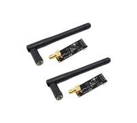 2 Pezzi Modulo di Trasmissione Dati Wireless NRF24L01+ 2.4G da 1100 Metri 2.4GHz NRF24L01 NRF24L01+P LNA con Antenna