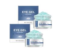 2 Pezzi Moisturising Eye Contour Gel, Anti-Puffiness Gel, Instant Eye Cream, Hydration, Reduces Bags, Dark Circles and Fine Lines, Adatto a Tutti i Tipi di Pelle