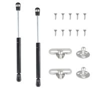 2 Pezzi Molla a Gas 200N, Pistoni per Cucina, Pistoncini per Mobili, Pistone Idraulico, Ammortizzatori per Ante, Adatto a Tutti I Tipi di Finestre e Pavimenti di Armadi Pieghevoli, Nero