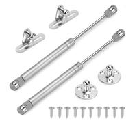 2 Pezzi Molla a Gas, 40N/4KG Pistoni a Gas per Ante Cucina, Martinetto Pneumatico per Mobili, Cerniera Armadio, Braccetto Ammortizzatore, Pistoncini per Cerniera di Mobili, Porte