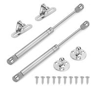 2 Pezzi Molla a Gas, 50N/5KG Pistoni a Gas per Ante Cucina, Martinetto Pneumatico per Mobili, Cerniera Armadio, Braccetto Ammortizzatore, Pistoncini per Cerniera di Mobili, Porte