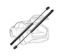 2 Pezzi Molla a Gas Portellone per Jaguar XKR Cabrio/Coupe 2000-2007(OEM-GJA3800BB)-30cm,Ammortizzatori Cofano Baule Posteriore Pistoni Portellone Asta Bagagliaio