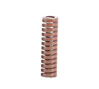 2 pezzi molla a spirale cilindrica molla a compressione molla stampo molla rilascio pressione molla(20 x 10 x 150mm,Brown)