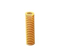 2 pezzi molla a spirale cilindrica molla a compressione molla stampo molla rilascio pressione molla(20 x 10 x 50mm,Yellow)