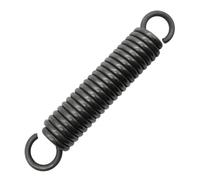 2 Pezzi Molla di estensione in acciaio per molle con gancio spring, diametro del filo 4.0mm, OD 30mm, Lunghezza 130mm, Molla di tensione di forza
