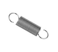 2 Pezzi Molla di Trazione con Ganci Acciaio Inossidabile 304 Filo 1,8 mm Diametro Esterno 16 mm Lunghezza 120 mm