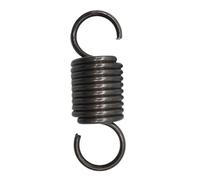 2 Pezzi Molla di trazione, Filo Diametro 3.5 mm, OD 26 mm, Libero Lunghezza 450 mm, Molla di trazione a doppio gancio in acciaio per molle, adatta per riparazioni fai da te