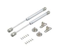 2 pezzi molle a gas supporti di sollevamento ammortizzatori cerniere a chiusura morbida coperchio della porta dell'armadio for mobili soggiorno Per Mobili(Silver 150N)