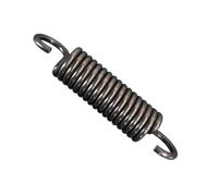 2 pezzi Molle di estensione in acciaio per molle 65Mn con ganci a mezzo anello, diametro filo 2.5mm, diametro esterno 25mm, lunghezza 60-450mm opzionale, 2.5 * 25 * 110mm