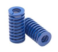 2 pezzi molle for stampi blu molle di compressione molle a spirale molle for stampi for stampaggio OD 12/18/20/30 mm ID 6/9/10/15 mm L 20-100 mm(80mm,20mm-Blue)