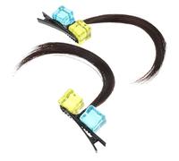 2 Pezzi Mollette per Chioma Kawaii in Metallo e Poliestere | Tenuta Affidabile su Piccole Ciocche, Stile Giocoso e Anime, Leggere per Uscite Casual e Photo Booth