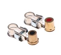 2 Pezzi Morsetti Terminale Batteria Auto Regolabili Clip Pile