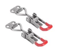 2 Pezzi Morsetto a Levetta Rapido, Toggle Morsetto Regolabile, Chiusura a Leva in Acciaio Inossidabile 304 Hasp Clip Clamp Attrezzo Manuale a Fibbia Rapido