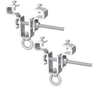 2 Pezzi Morsetto regolabile in acciaio - Supporto per Sacco da Boxe, Gancio per Sacco da Boxe, Staffa per Sacco da Boxe per Carichi Pesanti Fino a 204 kg - Regolabile da 65 mm a 225 mm