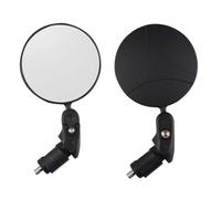 2 Pezzi Moto Specchietto Retrovisore Ausiliario Per Manubrio Moto Rotazione A 360 ° Specchio Convesso Regolabile Grandangolare Accessori Moto Etrovisore