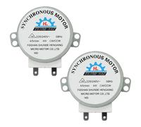 2 Pezzi Motorino Piatto Microonde TYJ50-8A7, Motore Torta Scenografica AC220-240V per Giradischi e Applicazioni Microonde, Adatto per Ventilatori, Riscaldatori, Sostituzione Efficiente e Silenziosa