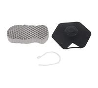 2 pezzi multifunzionale scrubber per il corpo poligono 3D spazzola per doccia a rimbalzo rapido nero grigio per il bagno e la pulizia della casa in silicone e PVA