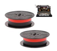 2 Pezzi Nastro Macchina da Scrivere Bobina in Nylon Bicolore Typewriters Typewriters Nastro per OKI ML80, 81, 82, 83, 92, 93, TEC EPS600, MA1100, M2600, UNDERWOOD (Giro)