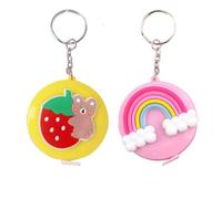 2 Pezzi Nastro Metrico Retrattile, Nastro Metrico Portatile in Stile Cartone Animato, Nastro Metrico in Stile Cartone Animato con Portachiavi, Utensile di Misurazione per La Cucitura di Tessuti