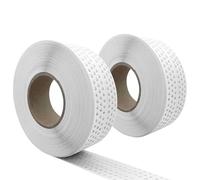 2 pezzi nastro per giunti autoadesivo, 40M*5CM nastro coprigiunti, protezione bordi profilo angolare per cartongesso, cartongesso, nastro sigillante, nastro per giunti autoadesivo per collegare lastre