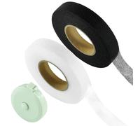 2 Pezzi Nastro Termoadesivo per Tessuti 64 metri Nastro Termoadesivo con Righello Morbido|Orlo Svelto Termoadesivo Forte Nastro per Orlo Stirare Tessuto per Giuntare Tessuti Pantaloni Tende Vestiti