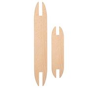 2 pezzi navetta in legno di faggio navette navette in legno ferri da maglia bastoni strumenti fai da te maglione sciarpa arazzo accessori per tessitura