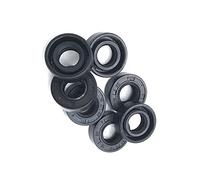 2 pezzi Nbr albero paraolio Tc Coperto doppio labbro con la giarrettiera, 17X23X4mm