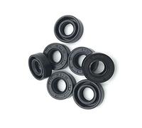 2 pezzi Nbr albero paraolio Tc Tipo nitrile coperto paraolio a doppio labbro con la giarrettiera Primavera, 8X19X7mm