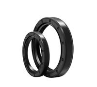 2 pezzi NBR Quadro paraolio ID 52mm Od 52~100mm Spessore 7~13mm TC Scheletro Anelli Guarnizione a doppio labbro con molla