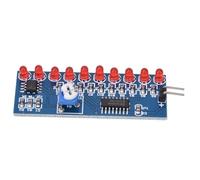2 Pezzi NE555 CD4017 Kit Fai da Te Circuiti Elettronici con Luci LED Rosse Lampeggianti, Modulo Sequenziale per Progetti Elettronici per Principianti
