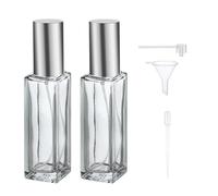 2 Pezzi Nebulizzatore Porta Profumo Ricaricabile Portatile, Bottiglia Spray Vuote, Spruzzino Atomizzatore di Profumo Viaggio Dispenser Mini Nebulizzatori per Profumo per Uomo e Donna