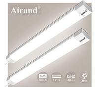 2 Pezzi Neon Led 120cm Tubo Led Barra 36W 3600LM Plafoniera Led Soffitto Garage Impermeabile IP66 Luminoso Lampada per Cucina Officina Ufficio Bagno Seminterrato Giardino Magazzino Bianco Neutro 4000K