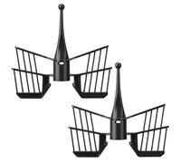 2 Pezzi nero Accessori Per Mescolare Adatti Per Bimby TM5 TM6 TM31, Accessorio Farfalla Ricambi, Mescolare A Farfalla, Perfetto Per Montare Albumi, Panna e Altri Dessert