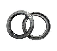 2 pezzi nero ID 33/34mm TC/FB/TG4 anelli di tenuta olio scheletro doppia guarnizione a labbro for albero di rotazione(34x54x8)