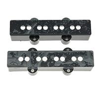 2 pezzi nero Kaish Bass pickup copre collo/ponte per 4 string Jazz Bass J Bass