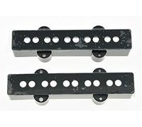 2 pezzi nero Kaish Bass pickup copre collo/ponte per 5 string Jazz Bass J Bass