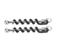 2 Pezzi Nero Portatile In Acciaio Inox Vino Birra Apribottiglie Cavatappi Accessori Da Cucina