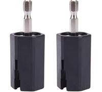 2 pezzi nero String Winder Tuning Peg Puller Sostituire Trapano Elettrico per Chitarra Basso Kit di Strumenti Strumenti Chitarra e Basso Accessori